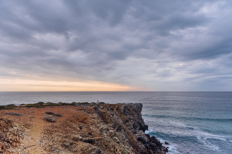 Mountain biking in Portugal with my daughter