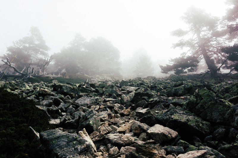 Mountain running in Madrid Spain