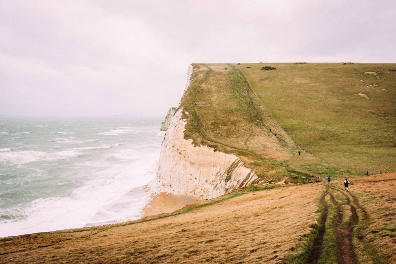 A lot less crowded on the second loop of CTS dorset ultramarathon