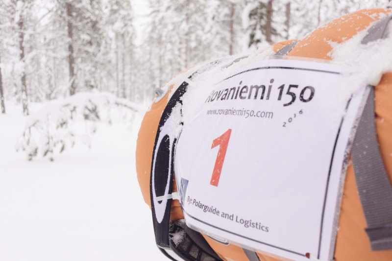 Rovaniemi 150 race bib