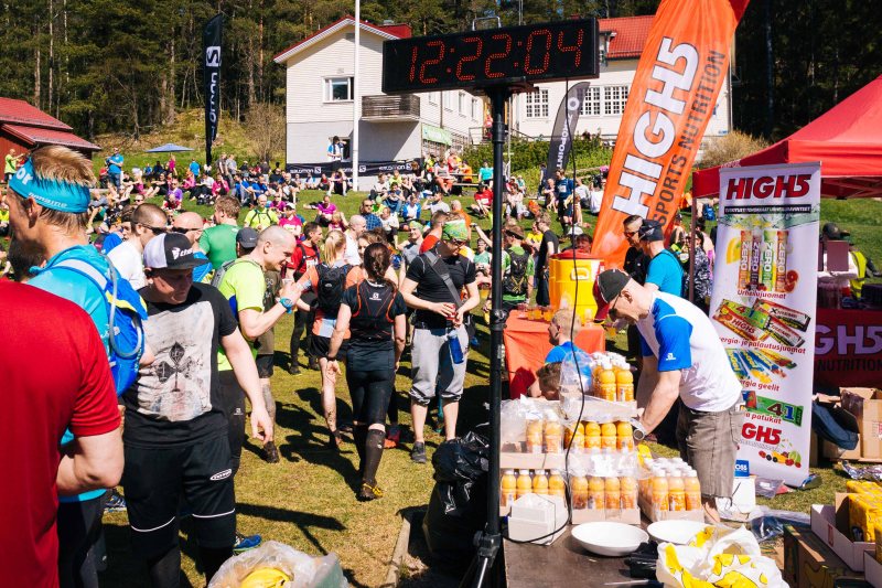 Bodom Trail finish line