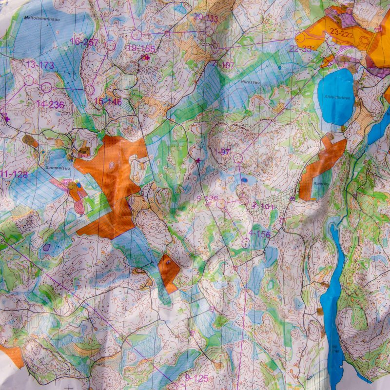 Lappee Jukola leg 6 race map