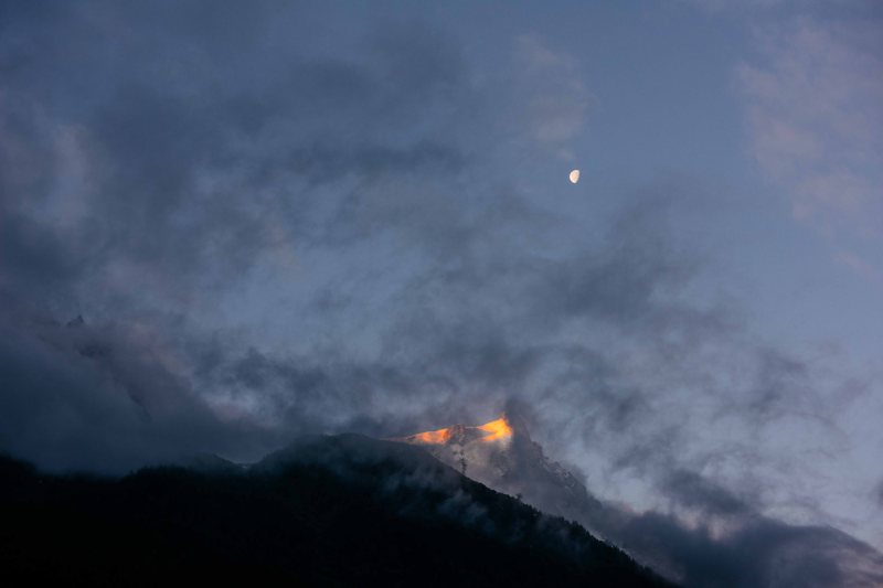 Sunrise at Mont Blanc