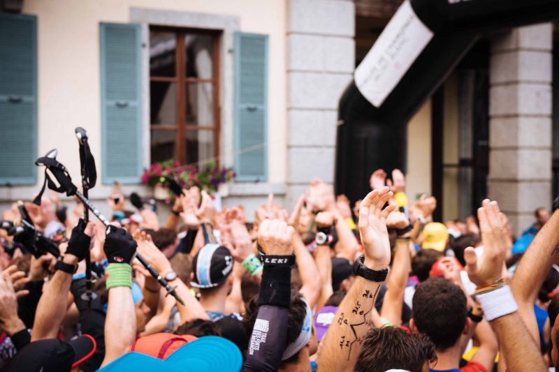 Marathon du Mont Blanc race start