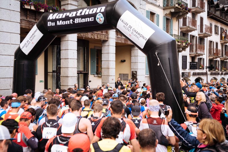 Marathon du Mont Blanc race start