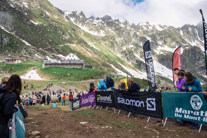 Best sight of the day - Marathon du Mont Blanc 42k finish line