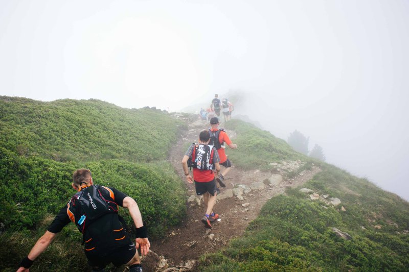 Downhill in Marathon du Mont Blanc