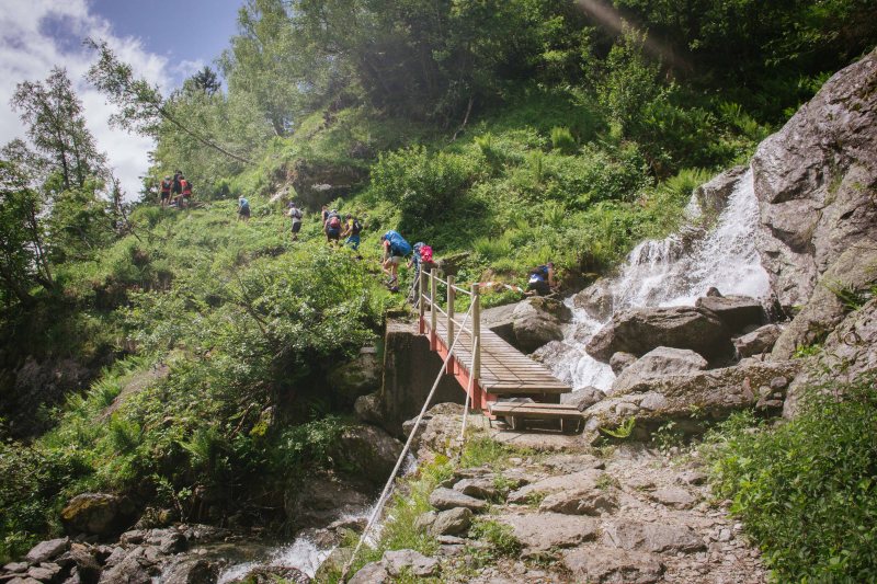 Waterfall at Marathon du Mont Blanc