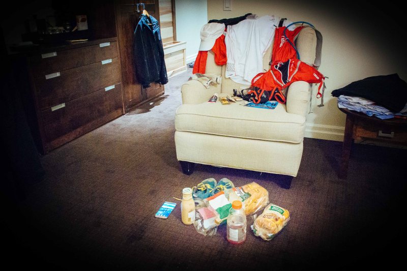 Early breakfast before the race in ECSON