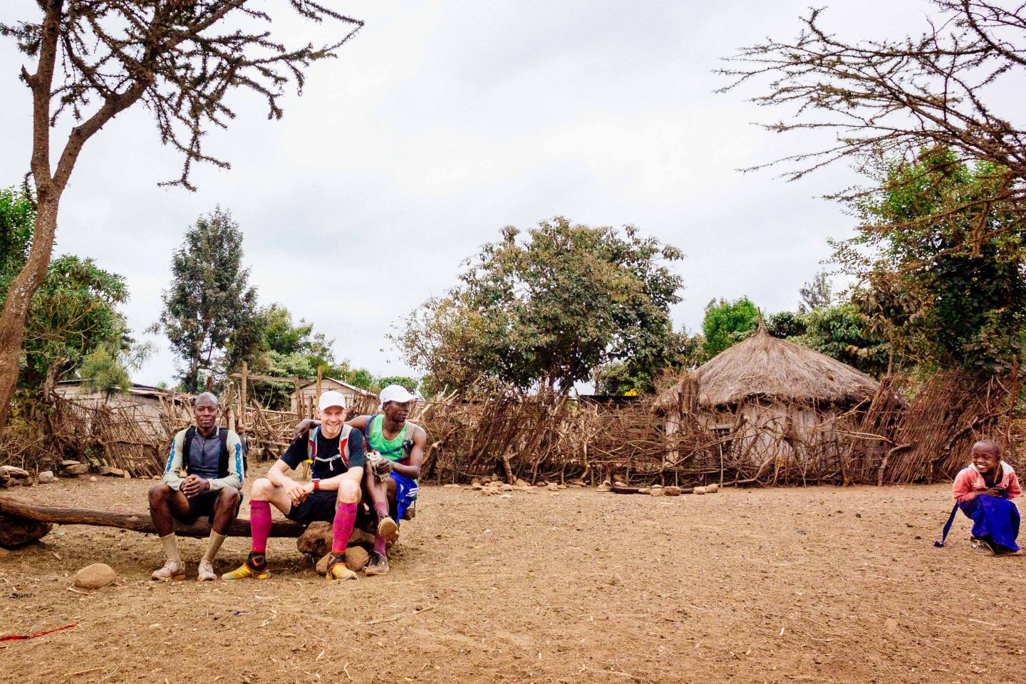 Short break on day 3 of Kilimanjaro Stage run