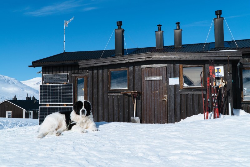 Singi cabin by the Kungsleden