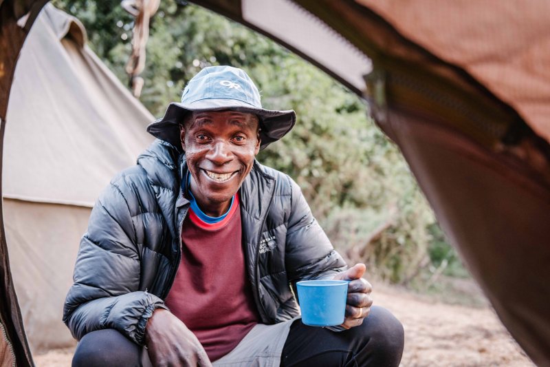 Felix Mtuy, our Kilimanjaro guide from Sene