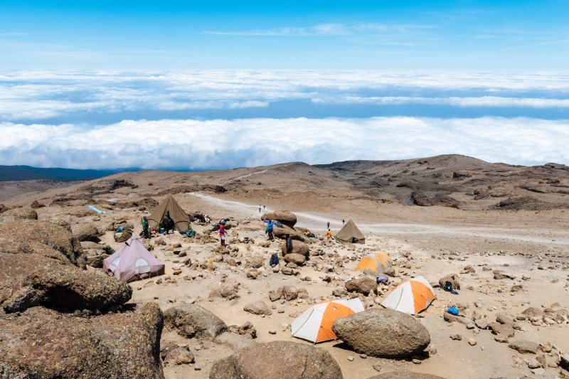 Barafu Camp at Kilimanjaro