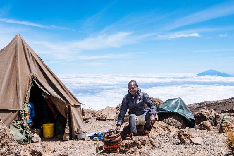 Kiplet at Barafu, Kilimanjaro