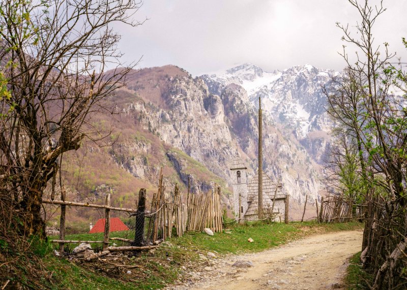 Church in Theth Valley, Albania