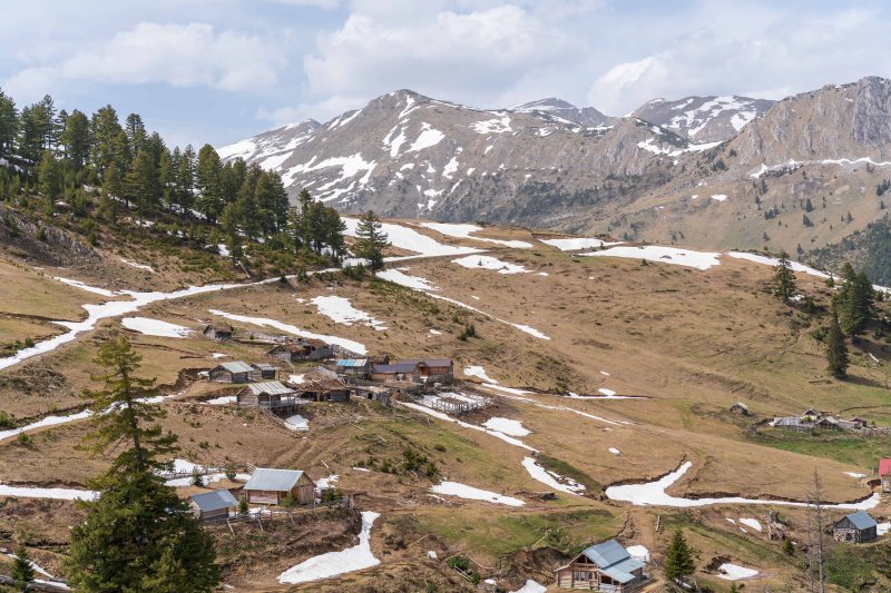 Mountain village in Rugova Valley, Accursed Mountains, Kosovo